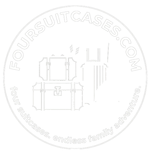 logo for A global family travel blog featuring ski trips with kids, multi-country road trips, island escapes, African safaris, bucket-list journeys across Asia and South America, and future Antarctica expeditions.